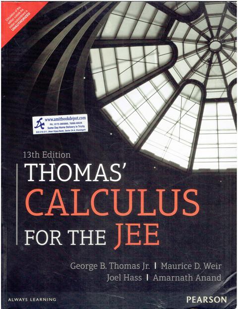 Thomas Calculus for The JEE 13th Edition